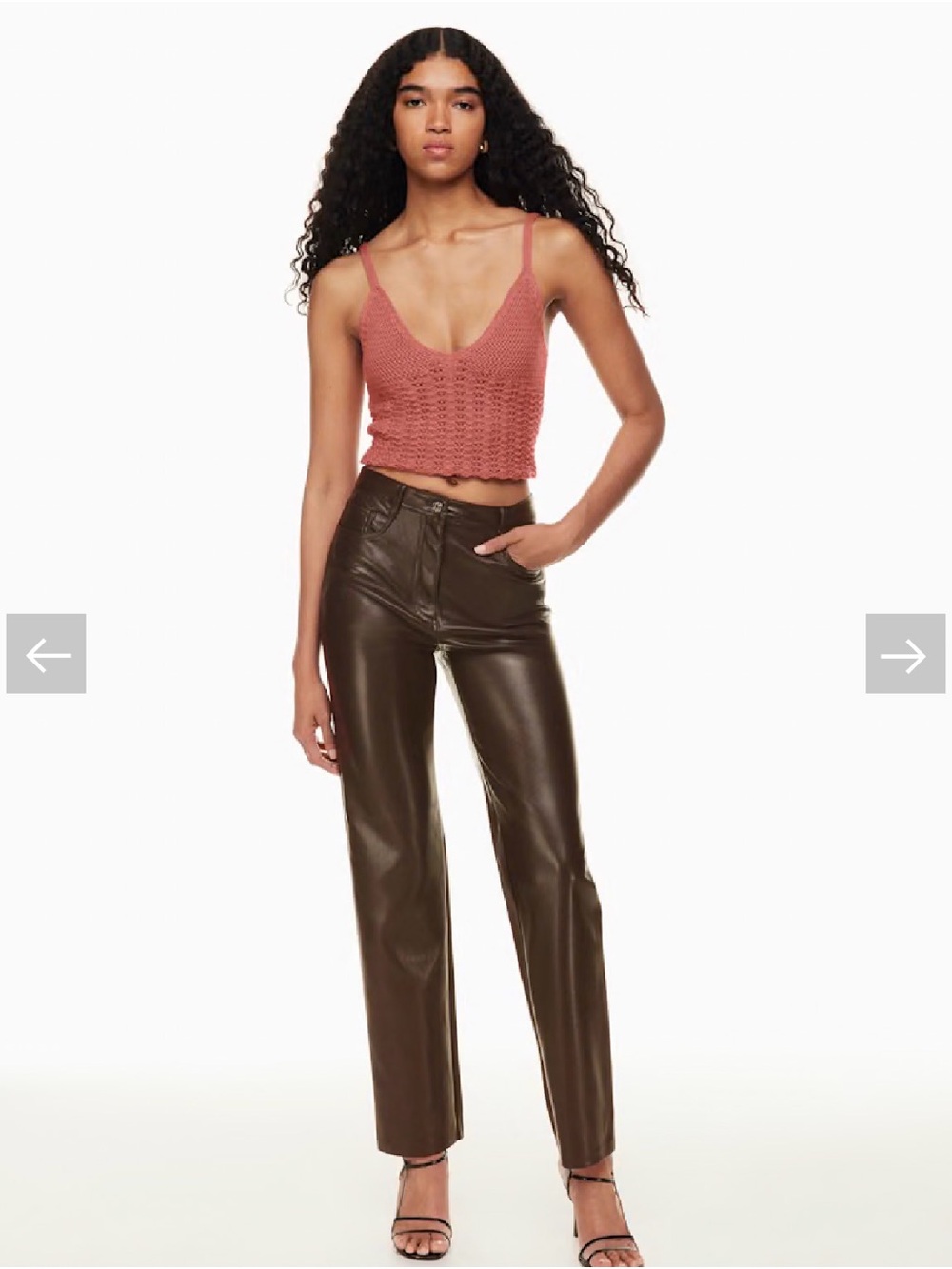 Wilfred Tan Melina Pant Faux Leather